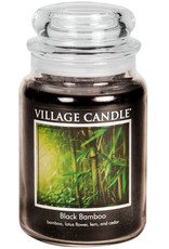 Village Candle BLACK BAMBOO JAR CANDLE