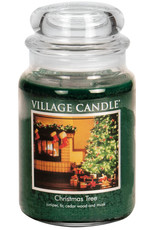 Village Candle CHRISTMAS TREE JAR CANDLE