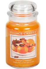 Village Candle ORANGE CINNAMON JAR CANDLE