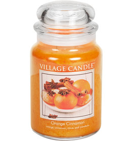 Village Candle ORANGE CINNAMON JAR CANDLE