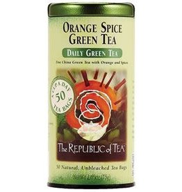 Republic of Tea ORANGE SPICE GREEN TEA