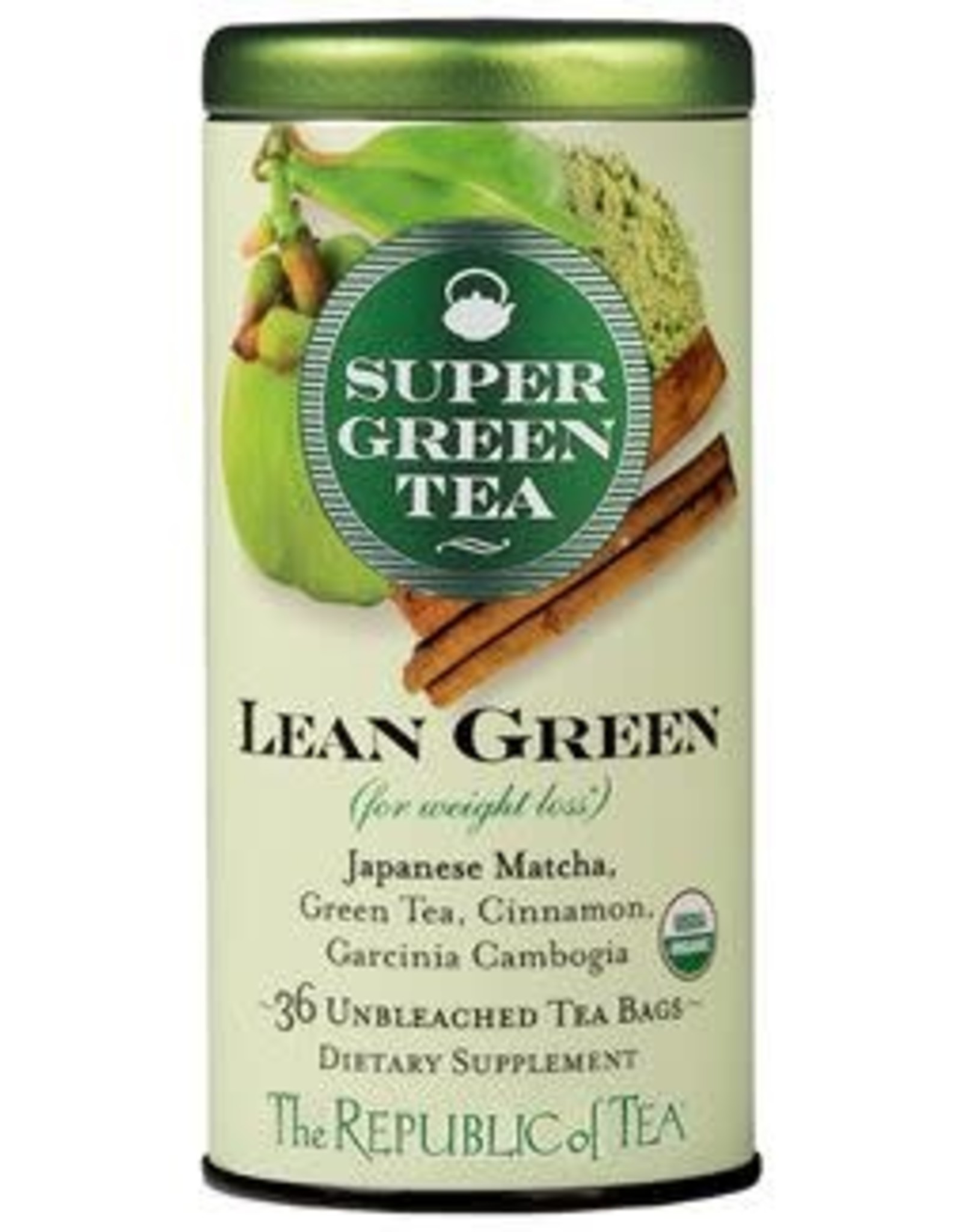 Republic of Tea SUPER GREEN LEAN GREEN TEA