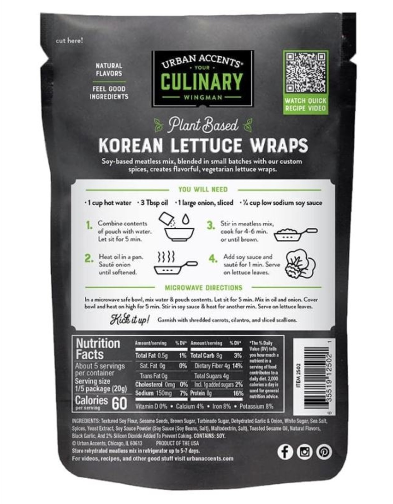 Stonewall Kitchen PLANT BASED KOREAN BBQ