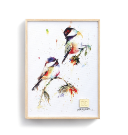 Demdaco CHICKADEES DROPPING IN WALL ART