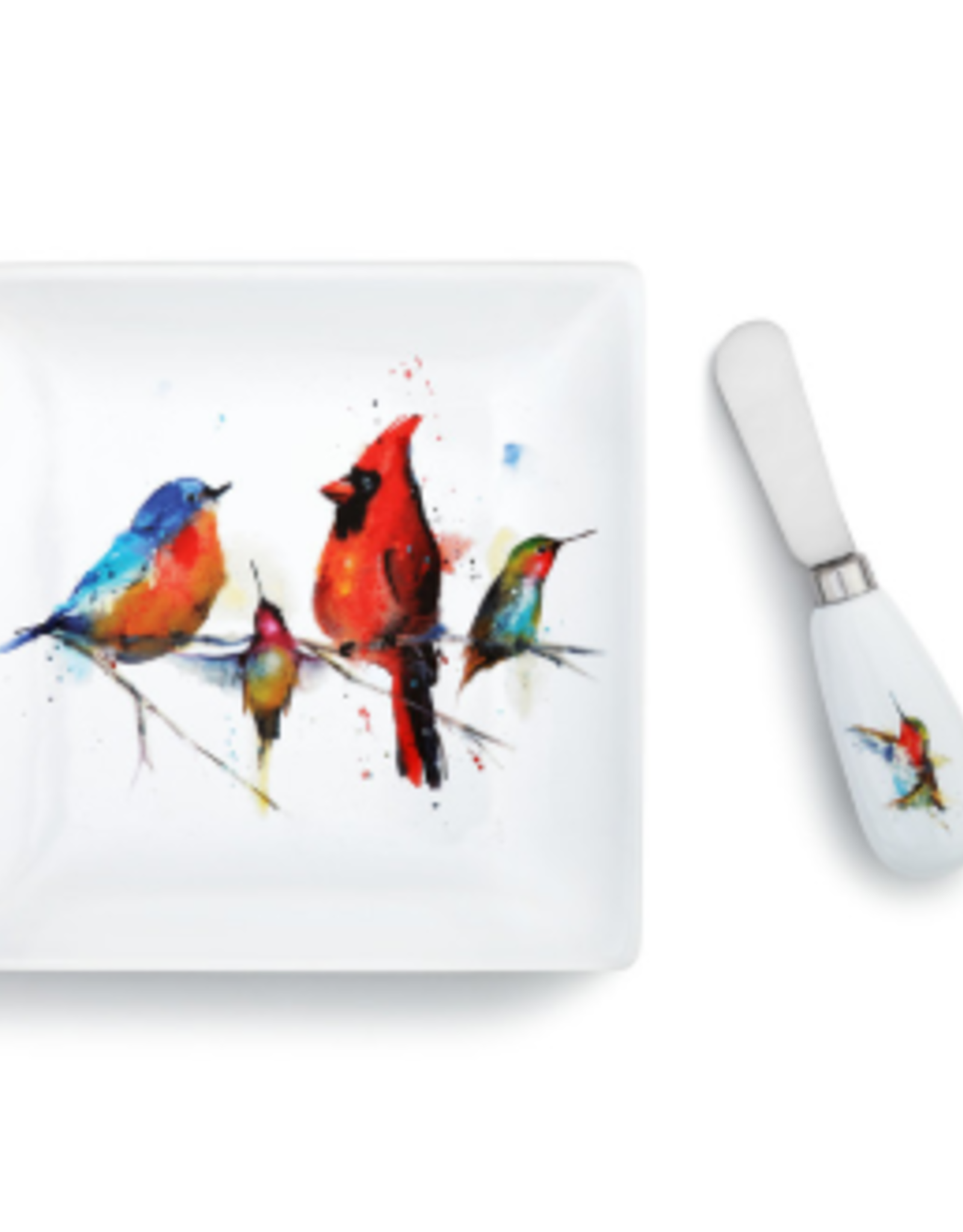 Demdaco LITTLE BIRDS PLATE AND SPREADER