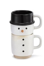 Demdaco SNOWMAN STACKED MUGS SET