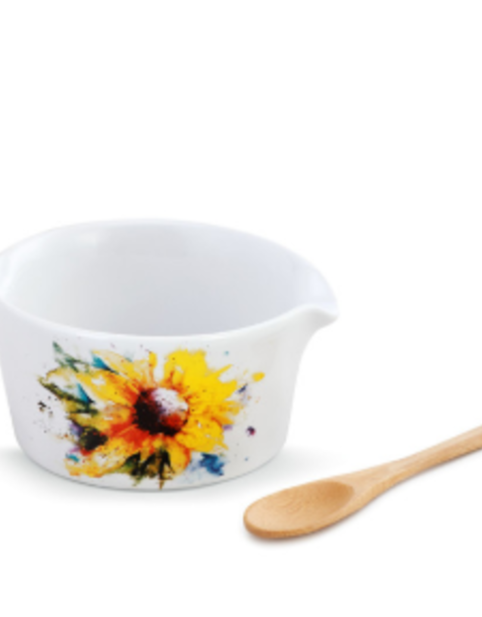 Demdaco SUNFLOWER BOWL WITH SPOON