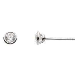 Kit Heath CUBIC ZIRCONIA STUD EARRING - sterling silver