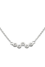 Kit Heath SCATTERED CUBIC ZIRCONIA NECKLACE - sterling silver
