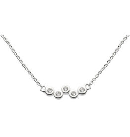 Kit Heath SCATTERED CUBIC ZIRCONIA NECKLACE - sterling silver