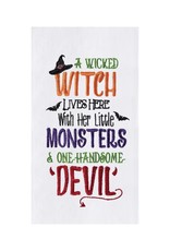 C and F Enterprises WITCH MONSTERS DEVIN KITCHEN TOWEL