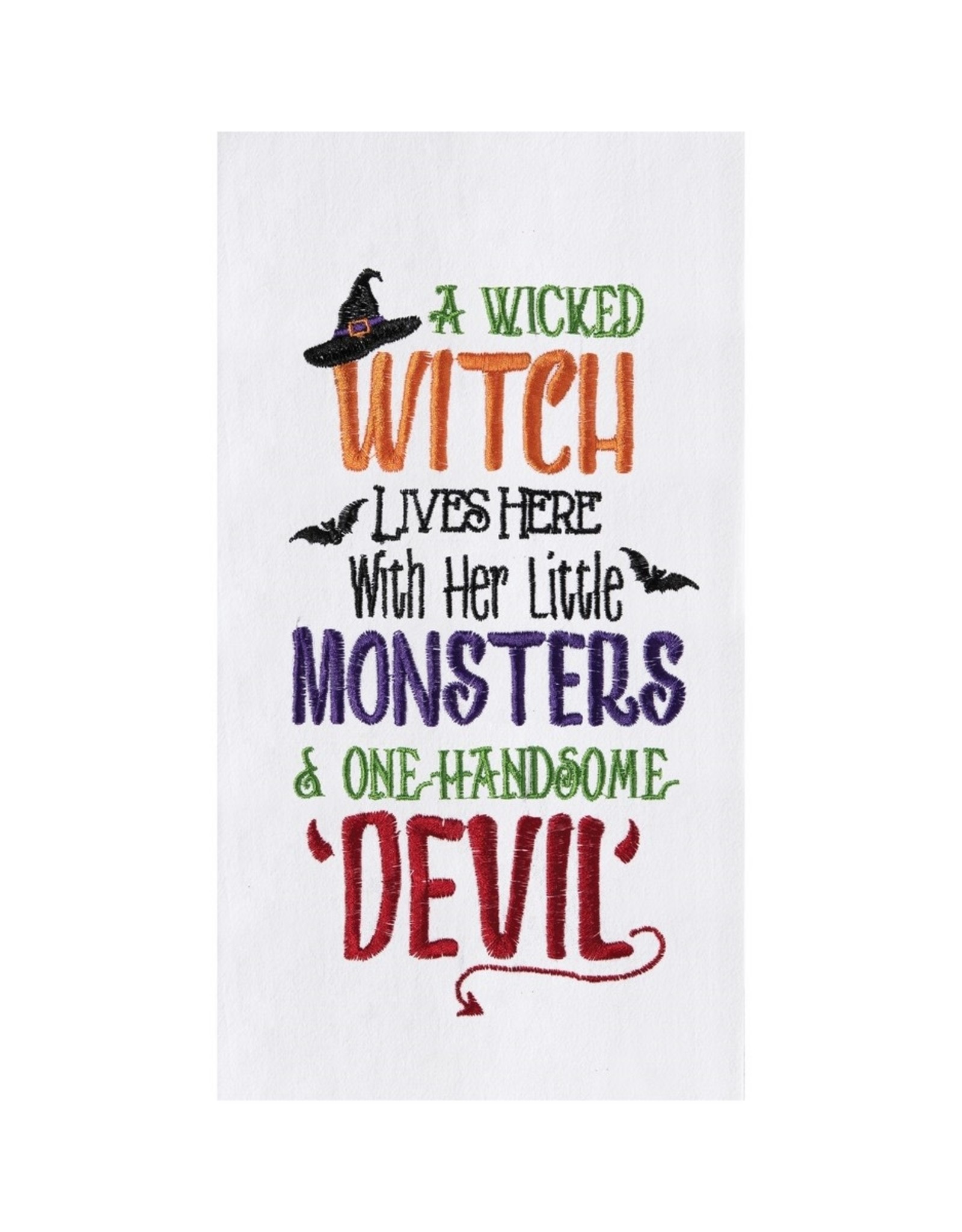 C and F Enterprises WITCH MONSTERS DEVIN KITCHEN TOWEL