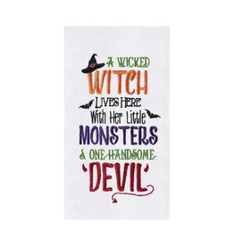 C and F Enterprises WITCH MONSTERS DEVIN KITCHEN TOWEL