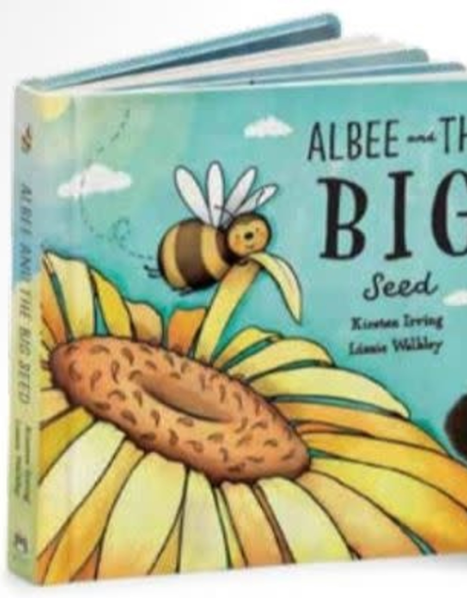 JellyCat ALBEE AND THE BIG SEED BOOK