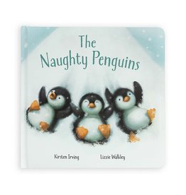 JellyCat THE NAUGHTY PENGUINS BOOK
