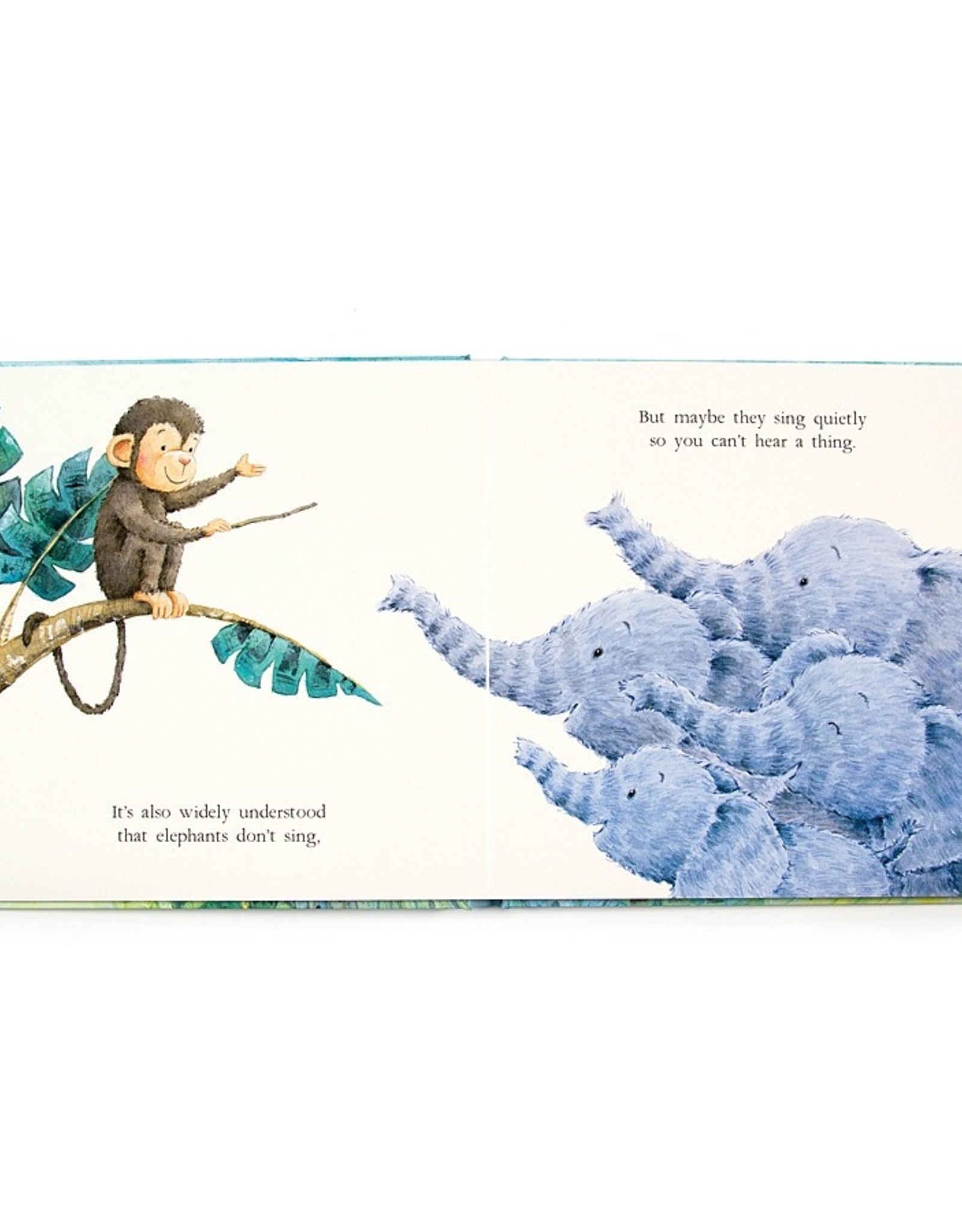 JellyCat ELEPHANTS CAN'T FLY BOOK