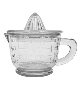 Creative Coop GLASS JUICER WITH MEASURING CUP