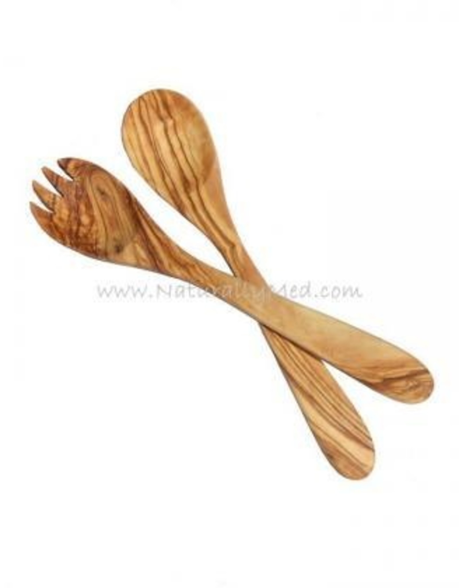 Naturally Med OLIVE WOOD SALAD SERVER