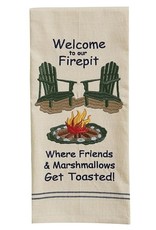 Park Designs WELCOME TO OUR FIREPIT KITCHEN TOWEL