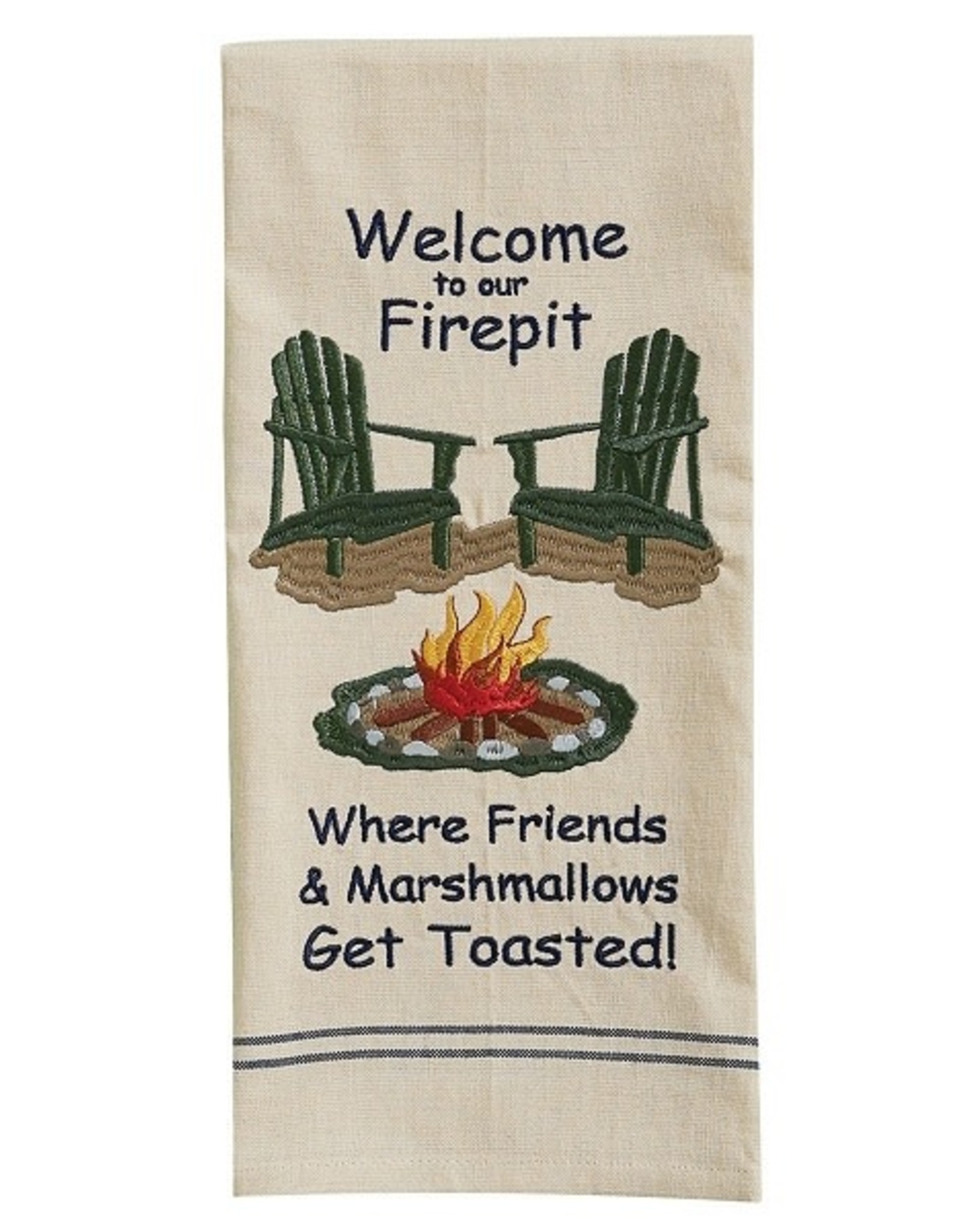 Park Designs WELCOME TO OUR FIREPIT KITCHEN TOWEL