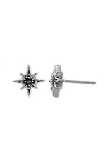 Boma STAR MARCASITE STUD EARRING SILVER