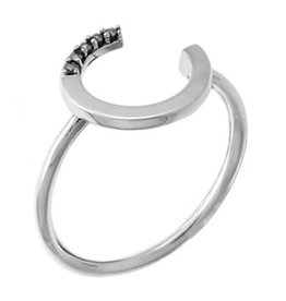 Boma OPEN CIRCLE MARCASITE RING