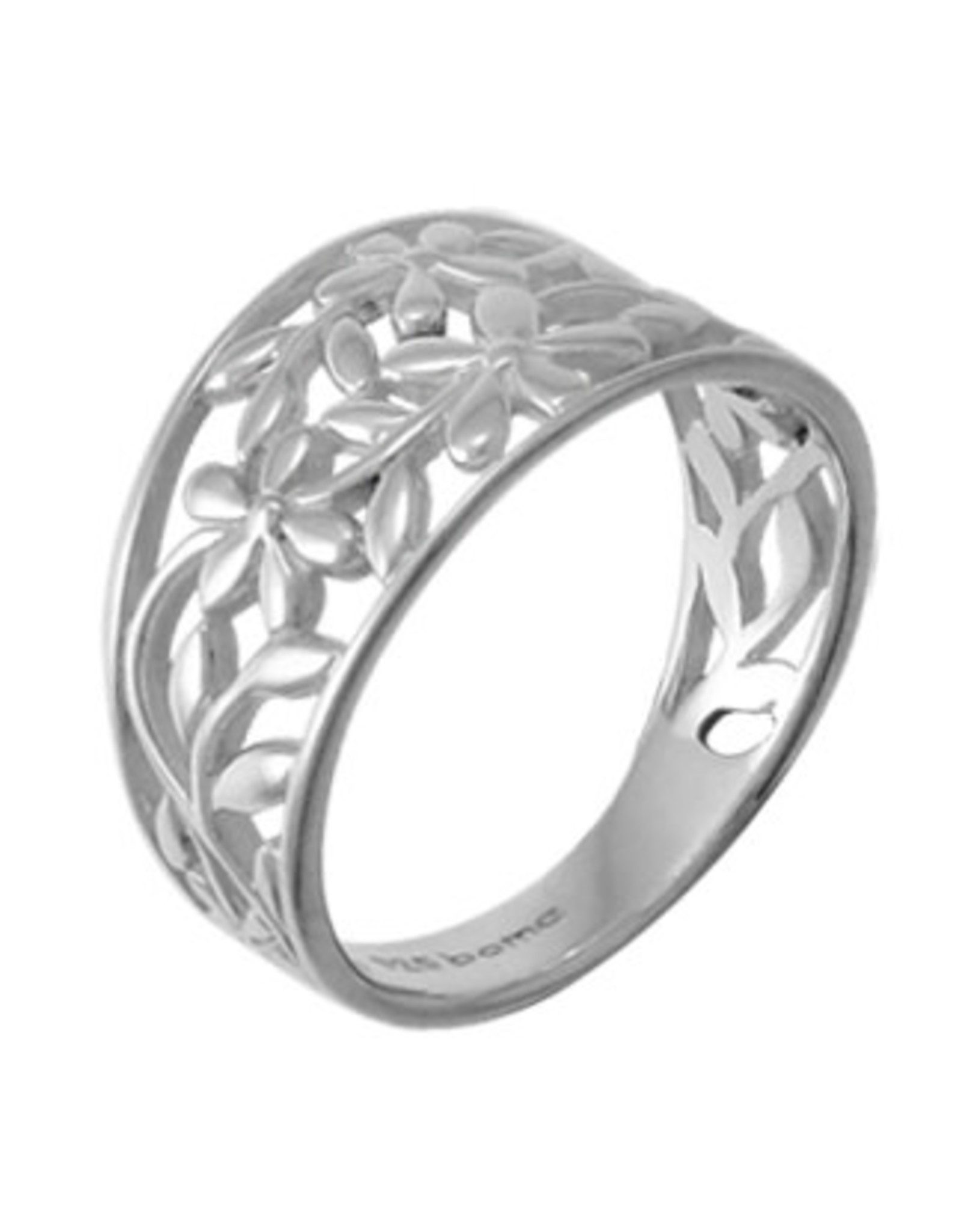 Boma FLOWER CUTOUT RING SILVER