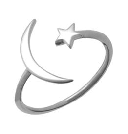 Boma MOON AND STAR RING