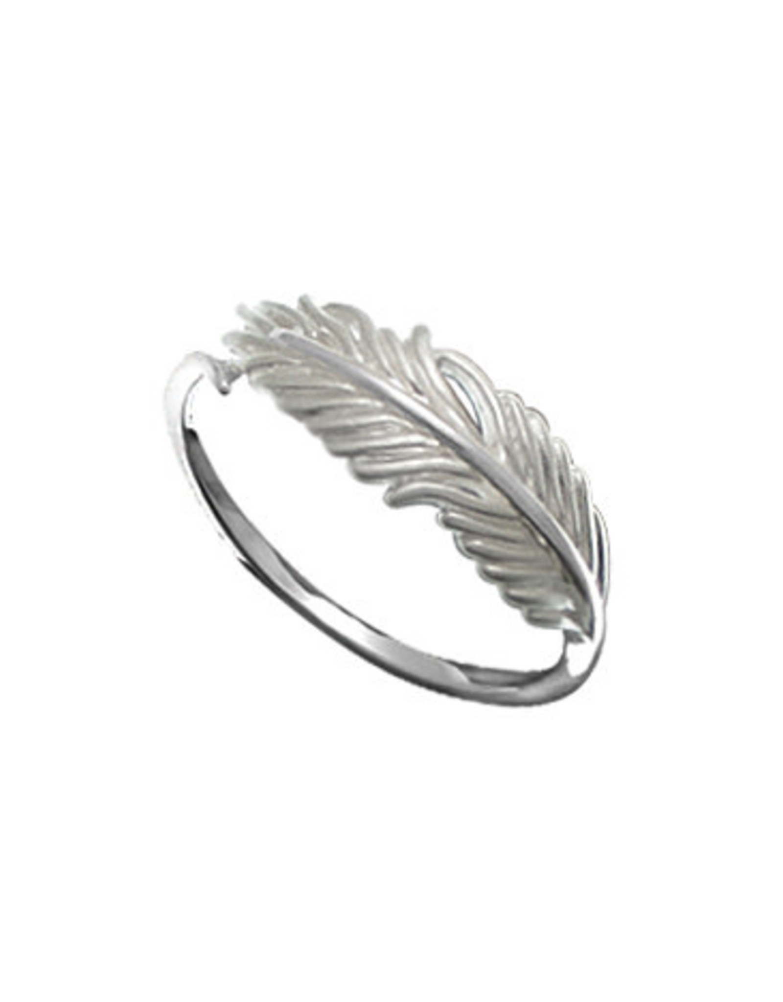 Boma FEATHER RING SILVER