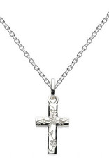 Kit Heath ENGRAVED CROSS NECKLACE - sterling silver