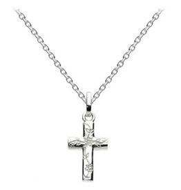 Kit Heath ENGRAVED CROSS NECKLACE - sterling silver