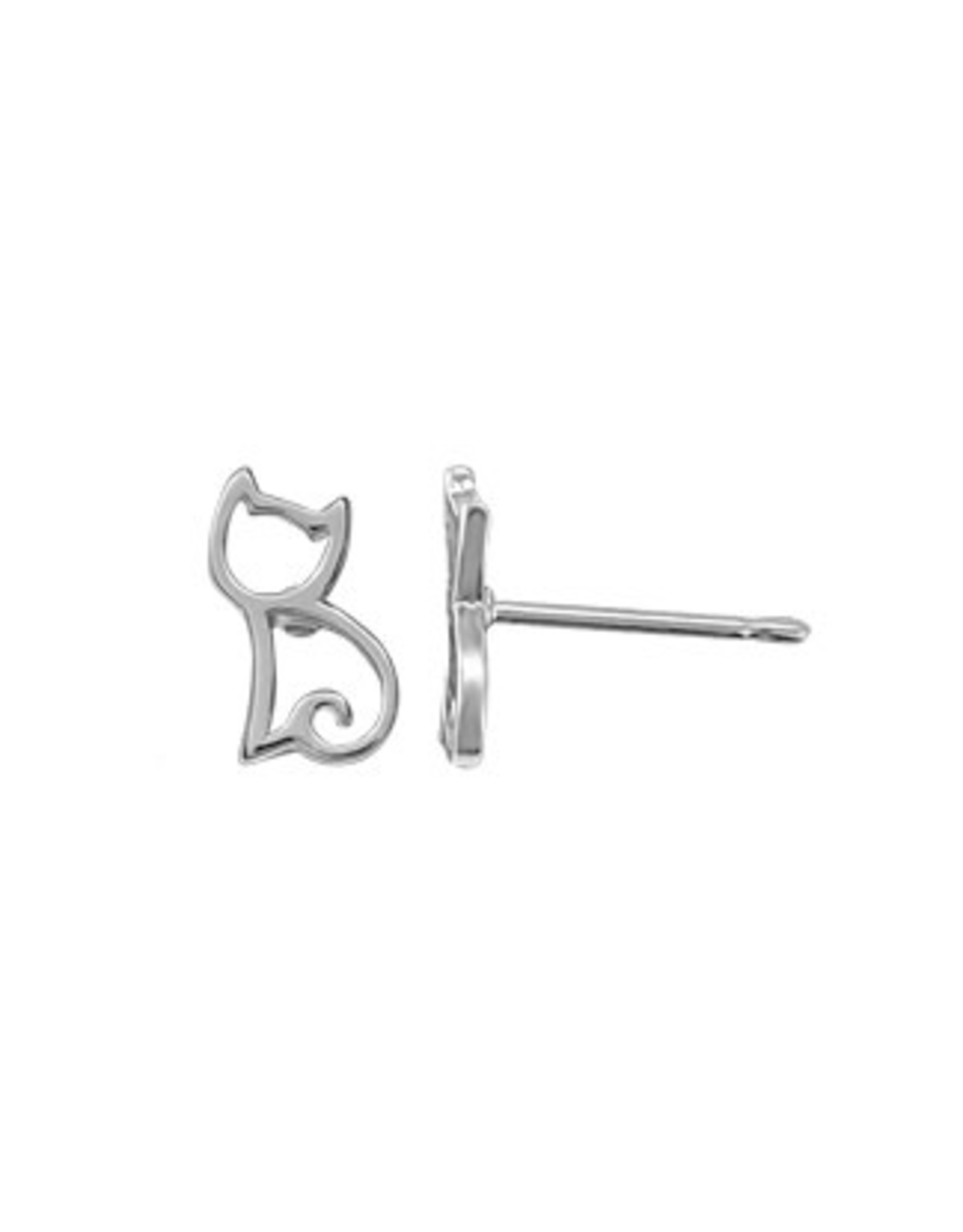 Boma CAT CUTOUT STUD EARRING