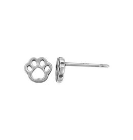 Boma PAW PRINT CUTOUT STUD EARRING