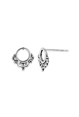 Boma FILIGREE STUD EARRING SILVER