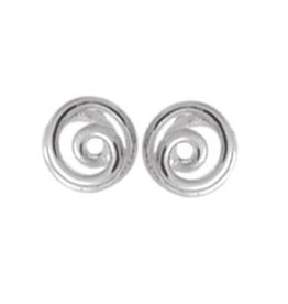 Boma SPIRAL STUD EARRING SILVER