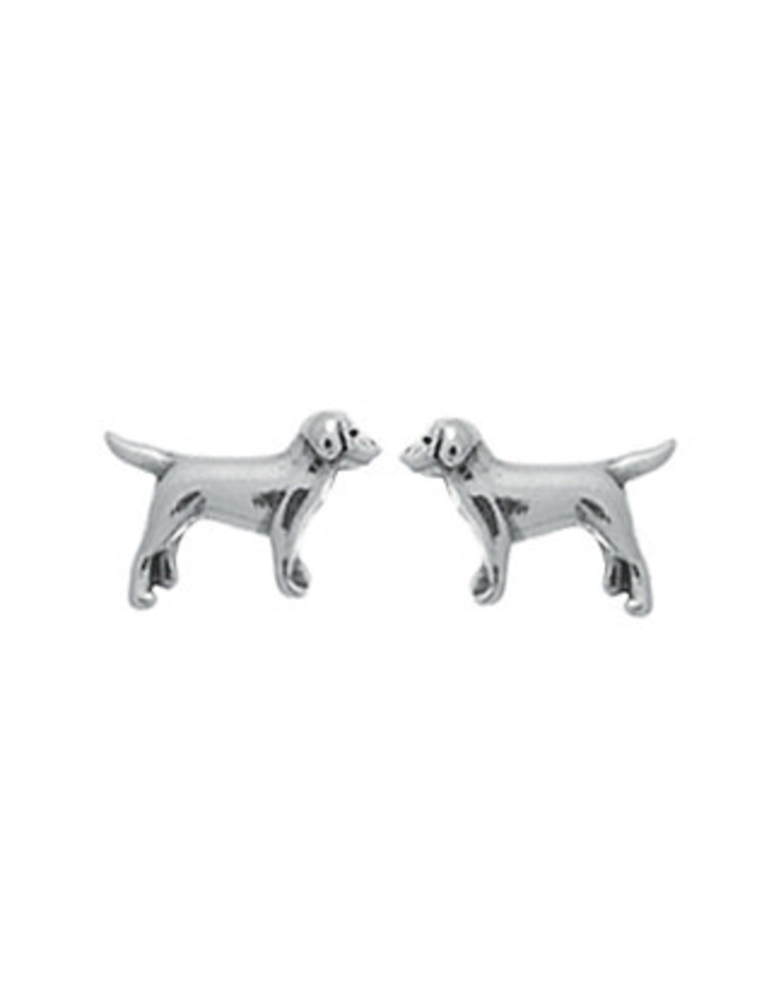 Boma LAB DOG STUD EARRING SILVER