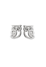 Boma OWL STUD EARRING SILVER