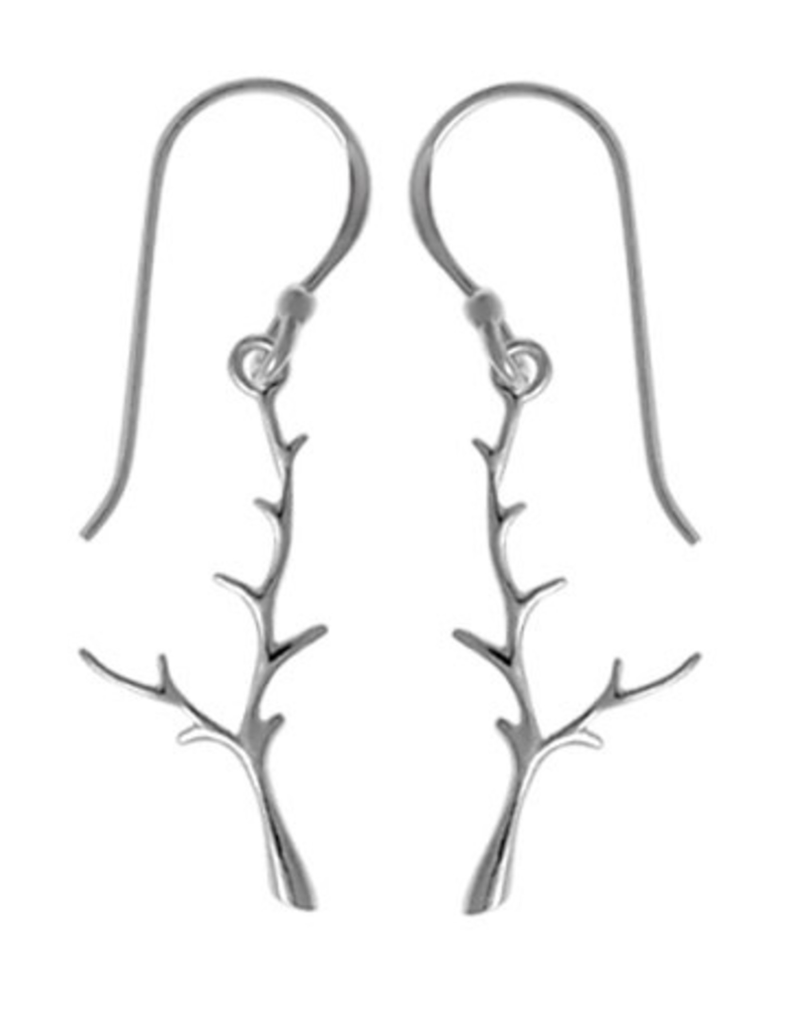 Boma BRANCH FISHHOOK EARRING SILVER