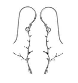 Boma BRANCH FISHHOOK EARRING SILVER