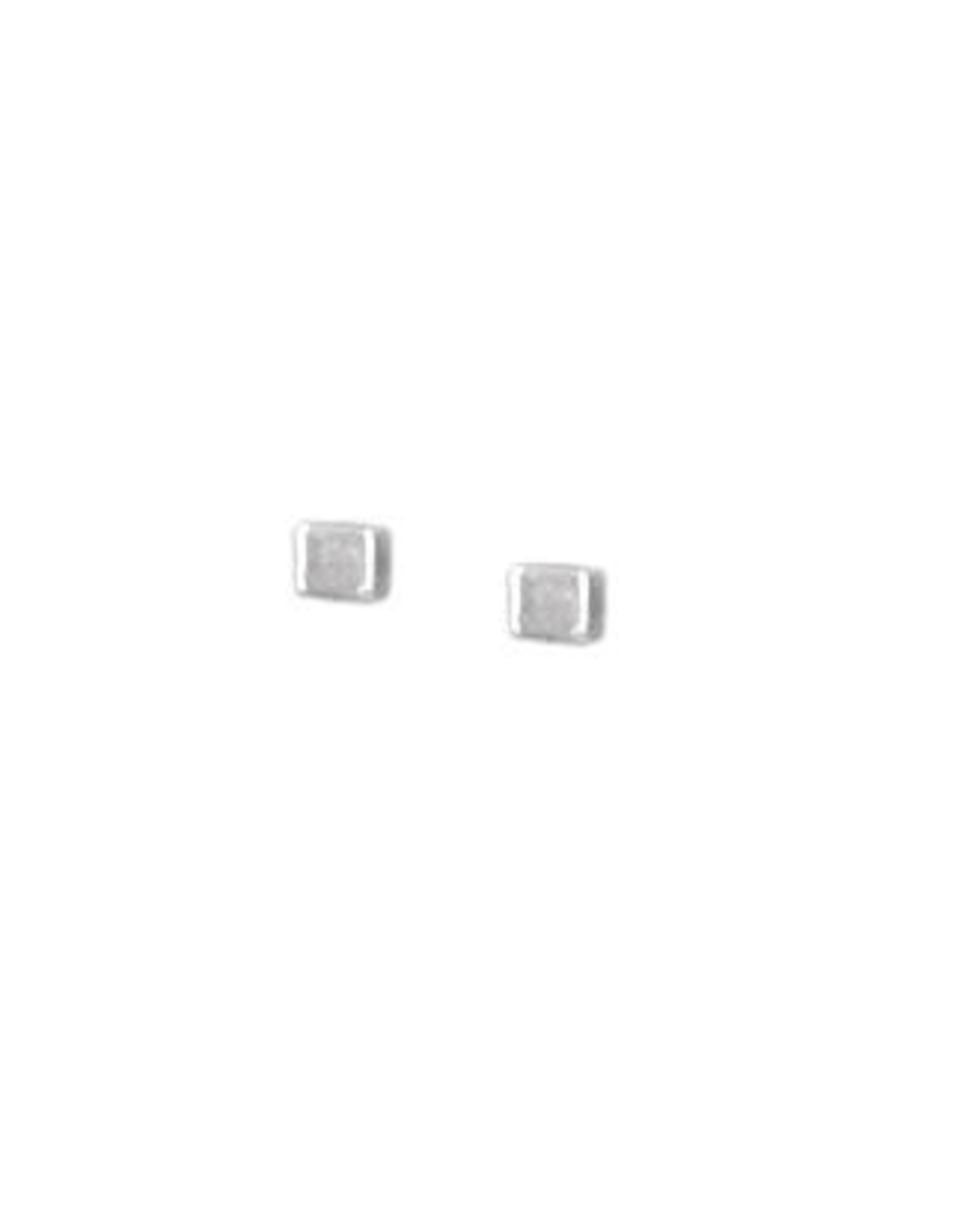 Boma CUBE STUD EARRING SILVER