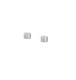 Boma CUBE STUD EARRING SILVER