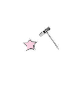 Boma STAR PINK SHELL STUD EARRING SILVER