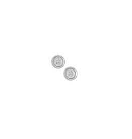 Boma CUBIC ZIRCONIA STUD EARRING SILVER