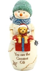 Pavilion Gift GREATEST GIFT SNOWMAN