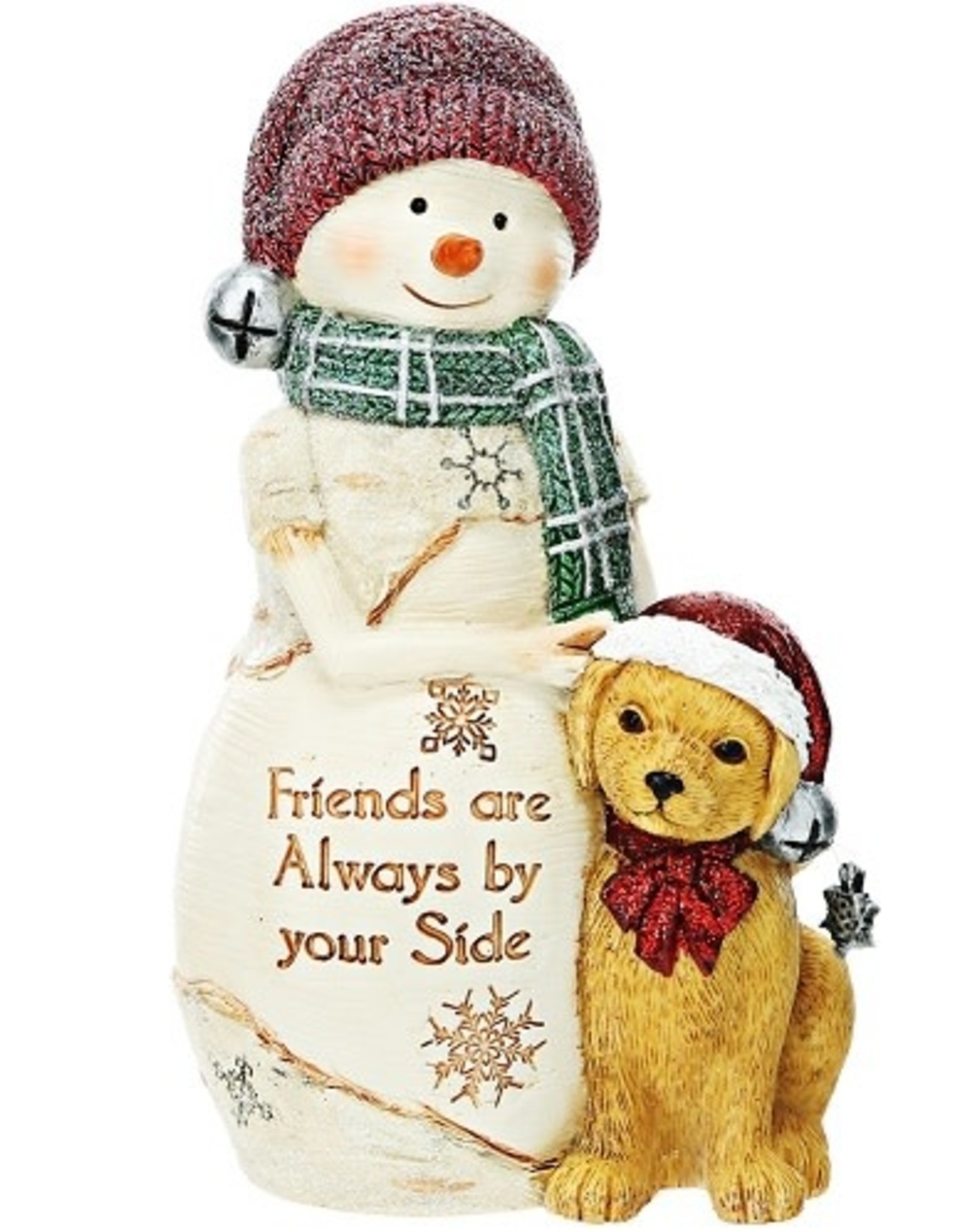Pavilion Gift FRIENDS BY YOUR SIDE SNOWMAN WITH DOG