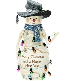 Pavilion Gift NEW YEAR BIRCHHEARTS SNOWMAN