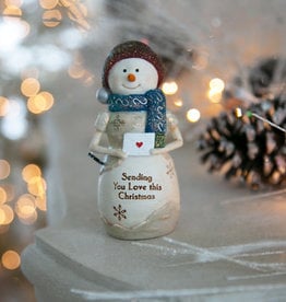 Pavilion Gift SENDING LOVE SNOWMAN