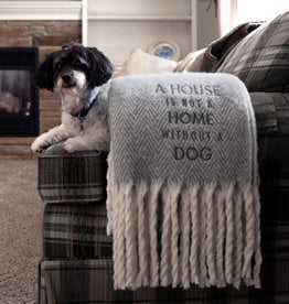 Pavilion Gift DOG HERRINGBONE 50X60 BLANKET