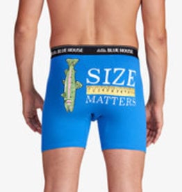 Little Blue House SIZE MATTERS MEN'S BOXER BRIEF