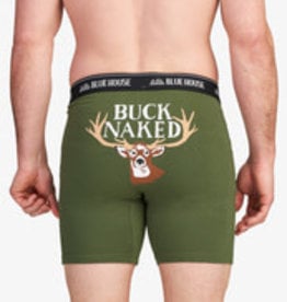 Little Blue House BUCK NAKED MEN'S BOXER BRIEF